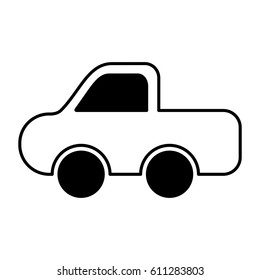 car vehicle isolated icon vector illustration design