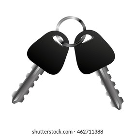 car vehicle keys icon vector illustration design