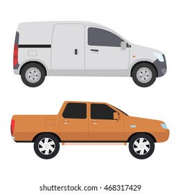 Car vehicle mini van bus transport type design sign technology style vector