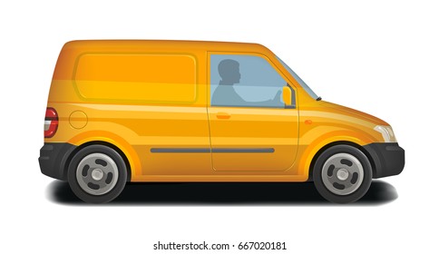 Car, vehicle, minivan icon. Delivery, cargo transportation, transport, traffic concept. Vector illustration