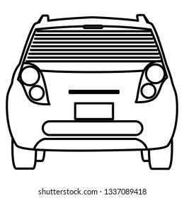 car vehicle sedan back