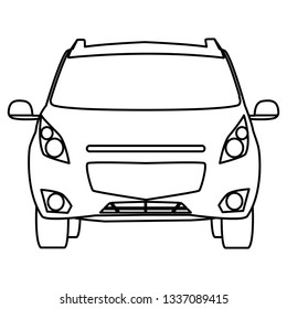 car vehicle sedan icon