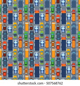 Car vehicle top view vector