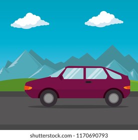 car vehicle transport icon