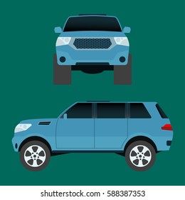 Car vehicle transport type design travel race model sign technology style and generic automobile contemporary kid toy flat vector illustration isolated icon.