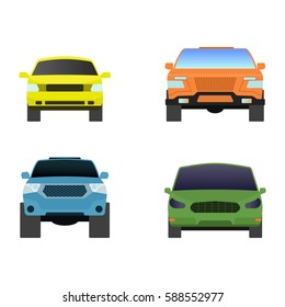 Car vehicle transport type design travel race model sign technology style and generic automobile contemporary kid toy flat vector illustration isolated icon.