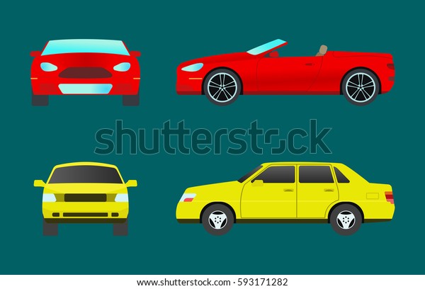 Car vehicle transport type\
design travel race model sign technology style and generic\
automobile contemporary kid toy flat vector illustration isolated\
icon.