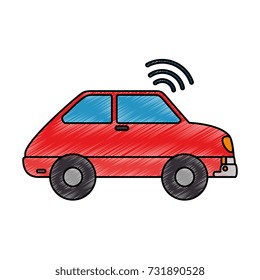 car vehicle with wifi signal