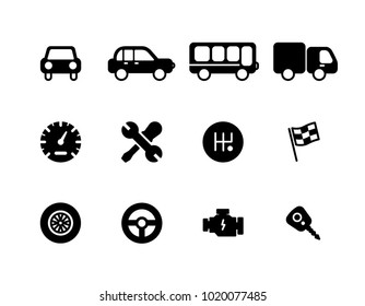 Car and vehicles icons