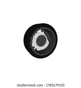 car Velg icon vector illustration logo template 