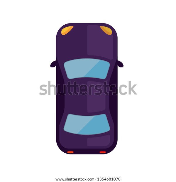 car (view from above)\
icon / purple