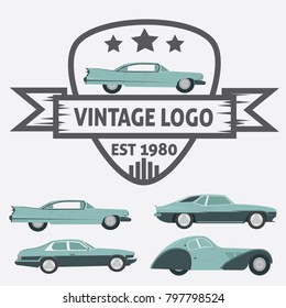 Car Vintage Logo for Your logo - retro logo best for your logo company , website , or business repair -  service -transport - motorcycle