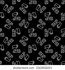 Car Vinyl Wrap dark seamless background. Vector Vehicle concept simple pattern