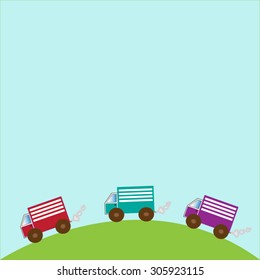 Car vivid colors background 
