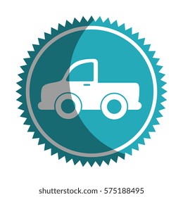 car waggon vehicle icon