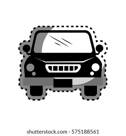 car waggon vehicle icon