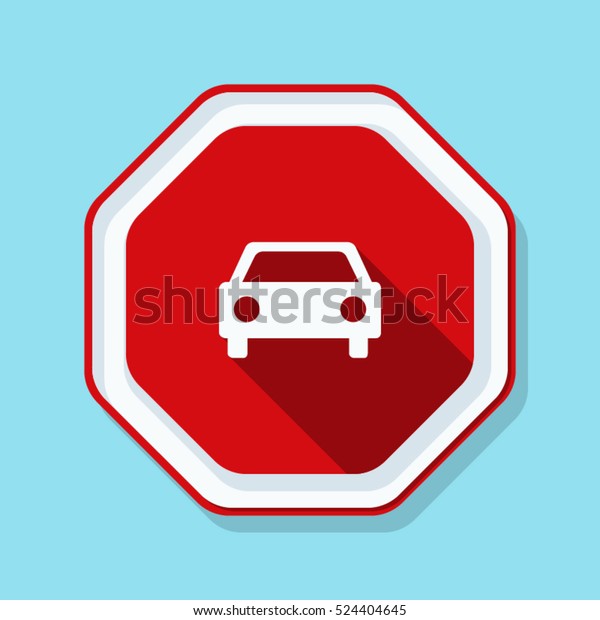 Car Warning Sign
illustration