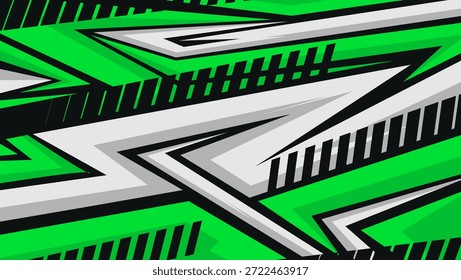 Fundo de vetor de dobra de carro, design verde moderno e simples	
