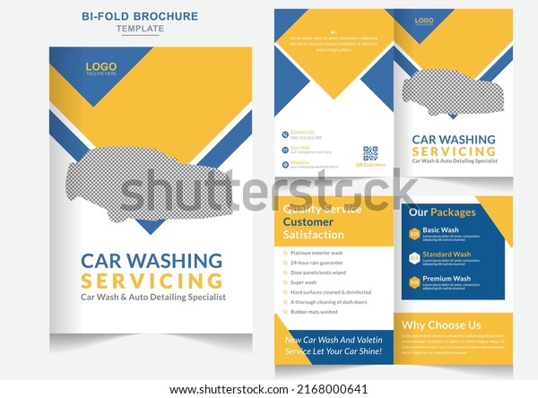 Car wash agency business
Bi-fold brochure cleaning service brochure design, bifold brochure
template