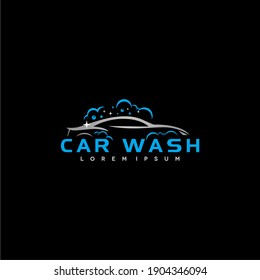 car wash automobile - Silver sport vehicle silhouette icon design for cleaning service, station, showroom or corporate identity logo concept illustration