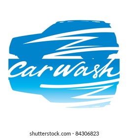 Car Wash clean clear service automobile sign vehicle