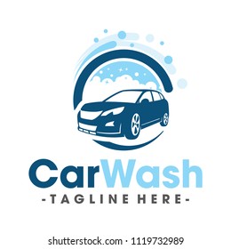 Car Wash and Clean Logo Vector