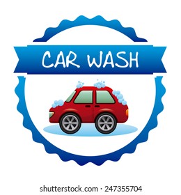 car wash design, vector illustration eps10 graphic