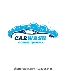 Car Wash Design. Vector and Illustrations.