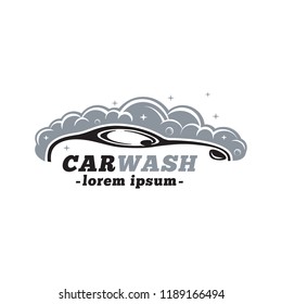 Car Wash Design. Vector and Illustrations.