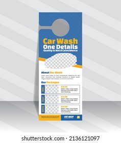 Car Wash  Detailing Door Hanger