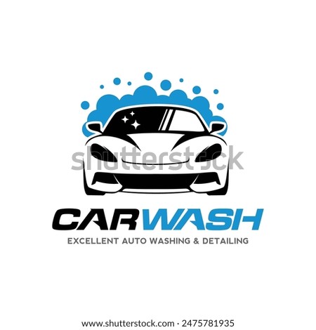 Car Wash and Detailing Logo Vector