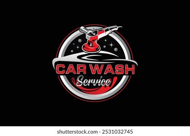 Car wash  Detailing Pressure automobile logo design