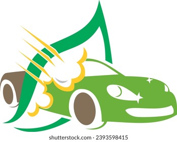 logotipo vectorial del sistema de lavado de coches