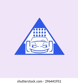 Car wash emblem