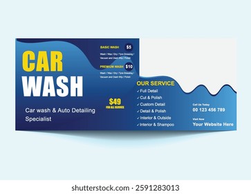 Car Wash Facebook Cover and Banner Template | Customizable Social Media Design.Perfect for showcasing services, promotions, and branding. Easy to edit for social media success.