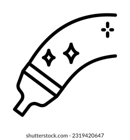 Car wash flat line icon. Outline sign for mobile concept and web design, store