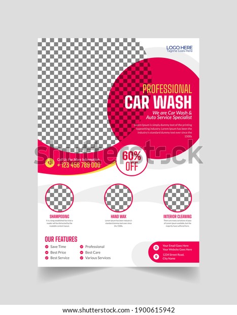 Car Wash Flyer or Cleaning Service Banner\
Rent Business Flyer, poster, Brochure Template For Social media\
post Web Template, Cleaning Service\
Banner