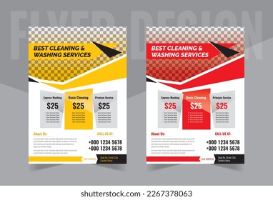 Car Wash Flyer Design Template, Car Cleaning Service flyer, Washing flyer, automobile wash leaflet, Detailing Poster layout design.