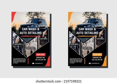 Car Wash Flyer Template Fully Editable