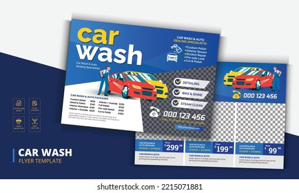 Car Wash Flyer Template. Car Wash Flyer Template Fully Editable