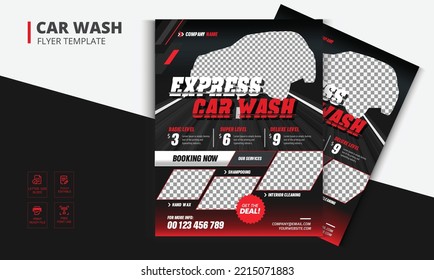 Car Wash Flyer Template. Car Wash Flyer Template Fully Editable