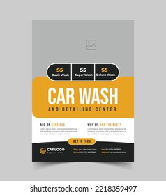 Car Wash Flyer Templates, Car Sale Flyer, Auto Detailing Flyer, Car Wash Poster Templates