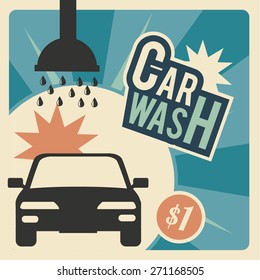 Car Wash, front of a car