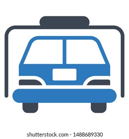 car wash glyph colour vector icon