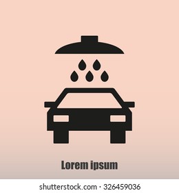Car wash icon