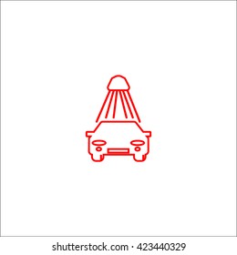 car wash, icon