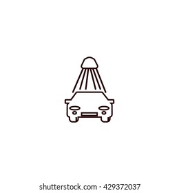 car wash, icon