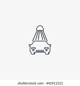 car wash, icon