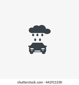 car wash, icon