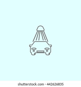 car wash, icon